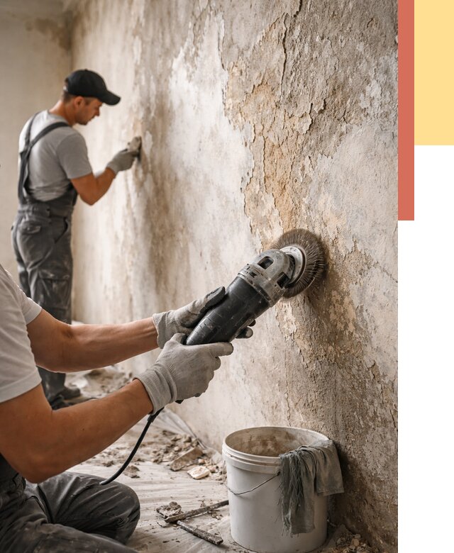 Снятие и удаление краски со стен в Абакане от 2145 руб. — ОТДЕЛОЧНИК-Бкн