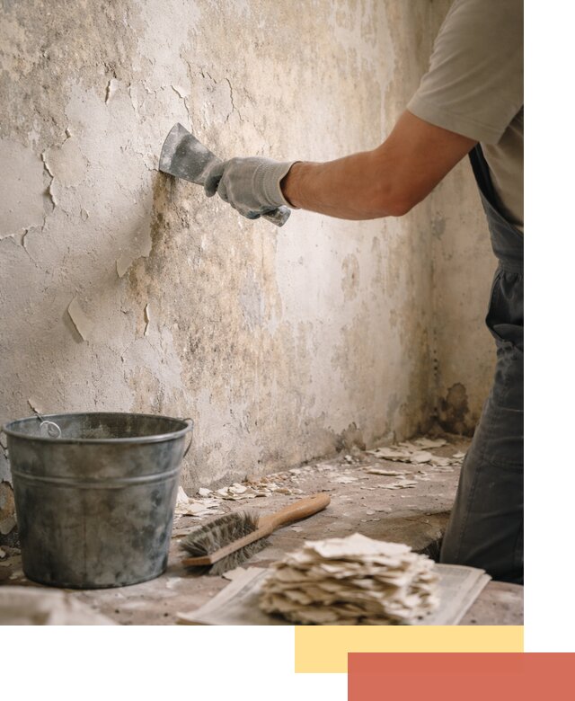 Удаление старой краски со стен в Абакане качественно и быстро