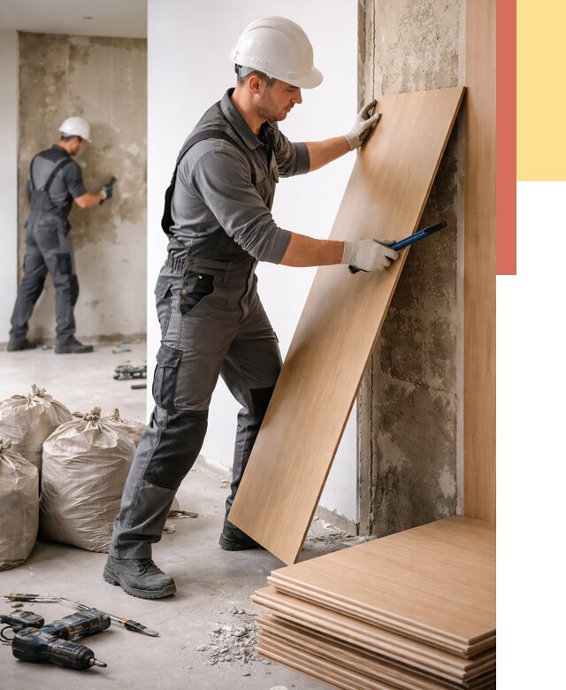 Демонтаж стеновых панелей в Абакане от 3575 руб. за м² быстро и недорого | ОТДЕЛОЧНИК-Бкн