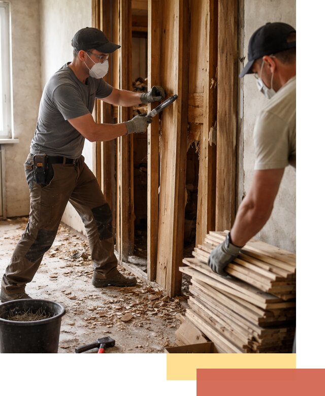 Демонтаж деревянных перегородок в Абакане быстро и аккуратно