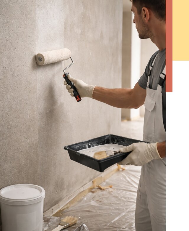 Грунтовка стен в Абакане от 2247 руб. м2 — быстро, недорого, с материалом | ОТДЕЛОЧНИК-Бкн