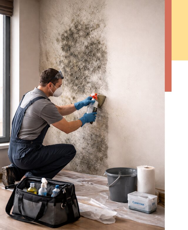 Удаление плесени со стен в Абакане от 2196 руб. — быстро и недорого | ОТДЕЛОЧНИК-Бкн