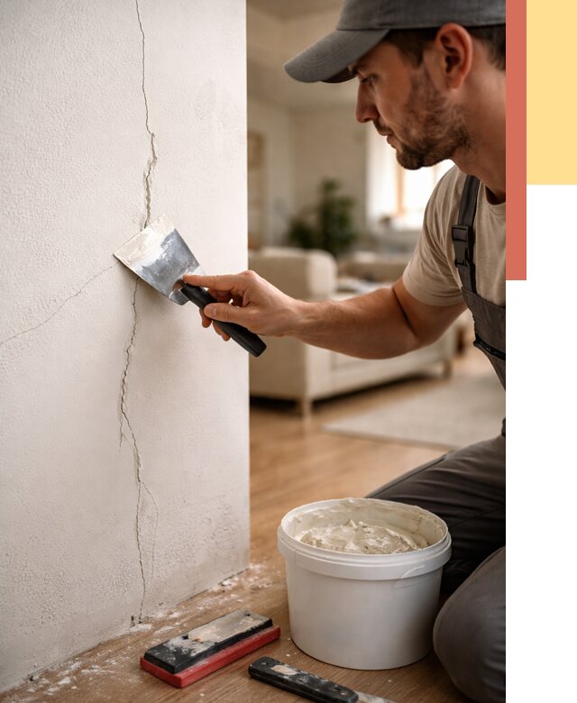 Заделка трещин и сколов в Абакане от 2503 руб. — быстро и недорого | ОТДЕЛОЧНИК-Бкн