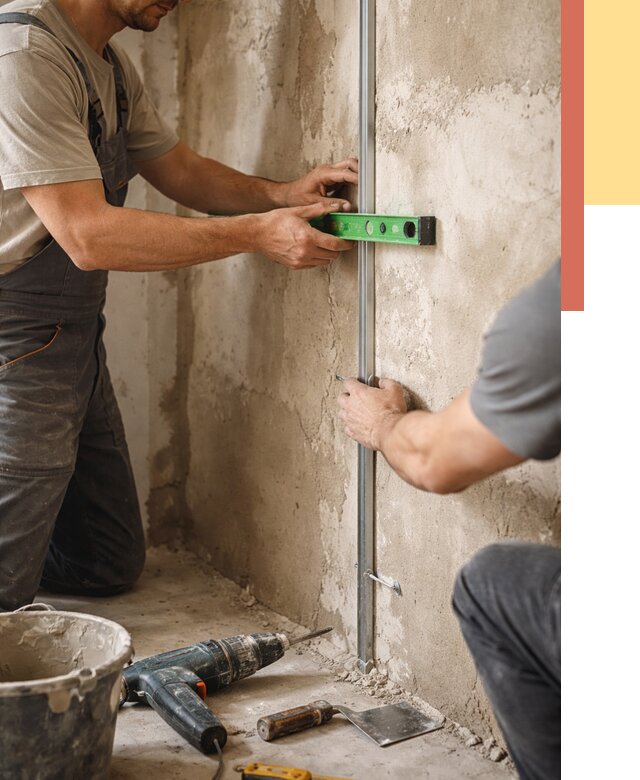 Установка штукатурных маяков в Абакане от 7151 руб. — быстро и недорого | ОТДЕЛОЧНИК-Бкн