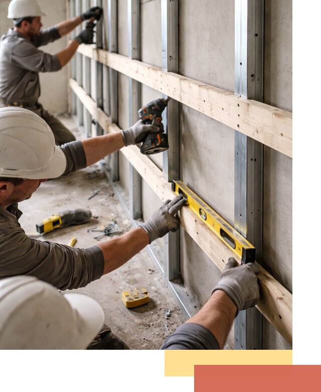 Устройство обрешетки под панели в Абакане