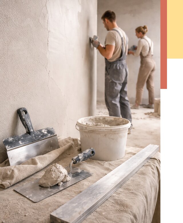 Штукатурка стен гипсовая в Абакане от 4597 руб/м2 — быстро и недорого | ОТДЕЛОЧНИК-Бкн