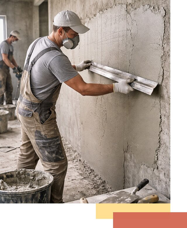 Штукатурка бетонных стен в Абакане качественно и долговечно