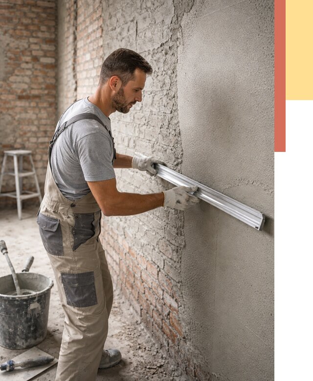 Штукатурка кирпичных стен в Абакане от 4597 руб/м2 — быстро и недорого | ОТДЕЛОЧНИК-Бкн