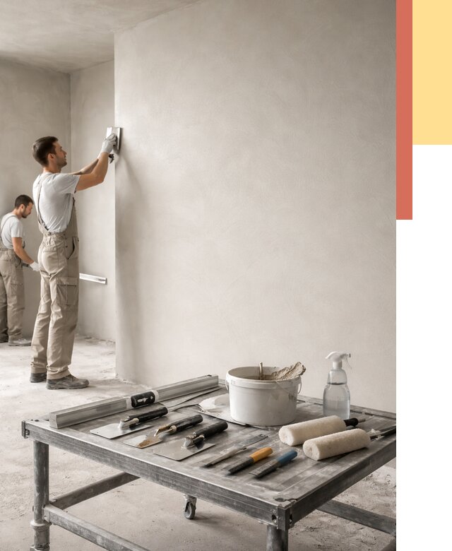 Штукатурка стен под покраску в Абакане от 4597 руб./м² — качественно и недорого | ОТДЕЛОЧНИК-Бкн