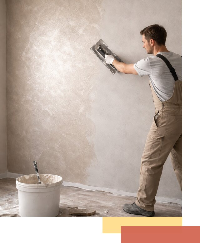 Декоративная штукатурка «Мокрый шелк» под ключ в Абакане