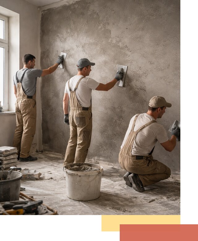 Декоративная штукатурка под бетон в Абакане для стен и потолков
