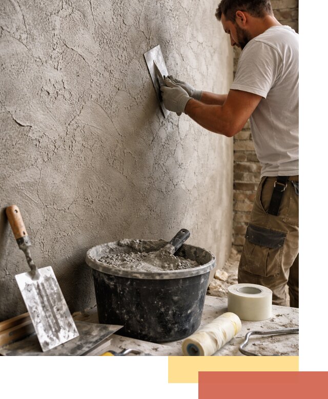 Декоративная штукатурка лофт в Абакане — отделка стен и потолков