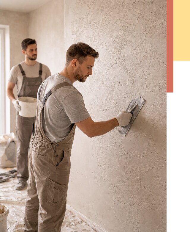 Фактурная штукатурка стен в Абакане от 4290 руб./м² — заказать под ключ | ОТДЕЛОЧНИК-Бкн