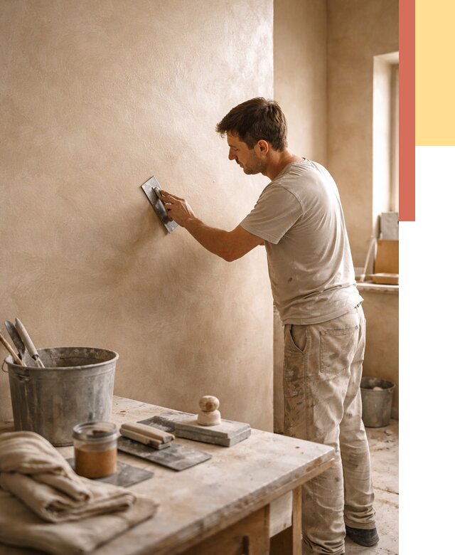 Марокканская штукатурка таделакт в Абакане под ключ от 4290 руб. | ОТДЕЛОЧНИК-Бкн