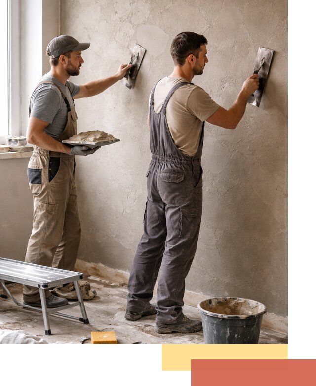 Ремонт декоративной штукатурки и восстановление фактуры в Абакане