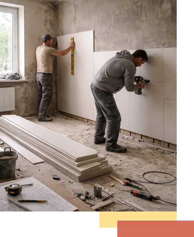 Монтаж ПВХ панелей на стены в Абакане качественно и быстро