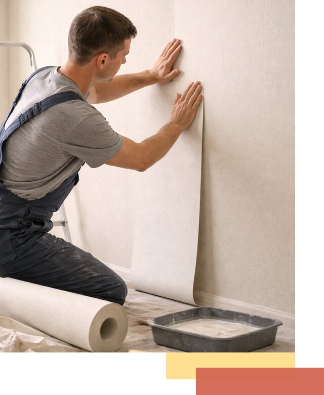 Поклейка флизелиновых обоев в Абакане качественно и быстро