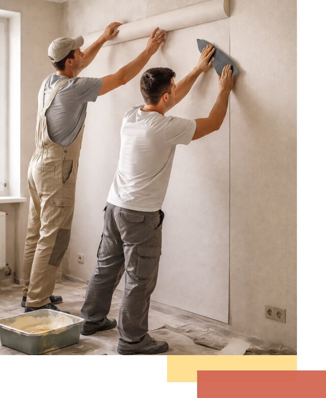 Поклейка виниловых обоев в Абакане профессионально и качественно