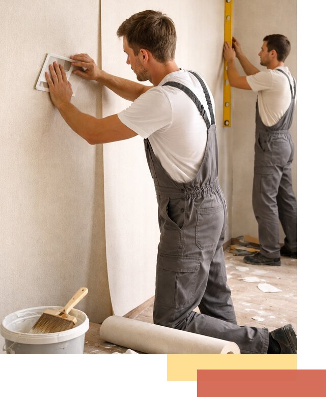 Поклейка бумажных обоев в Абакане качественно и недорого