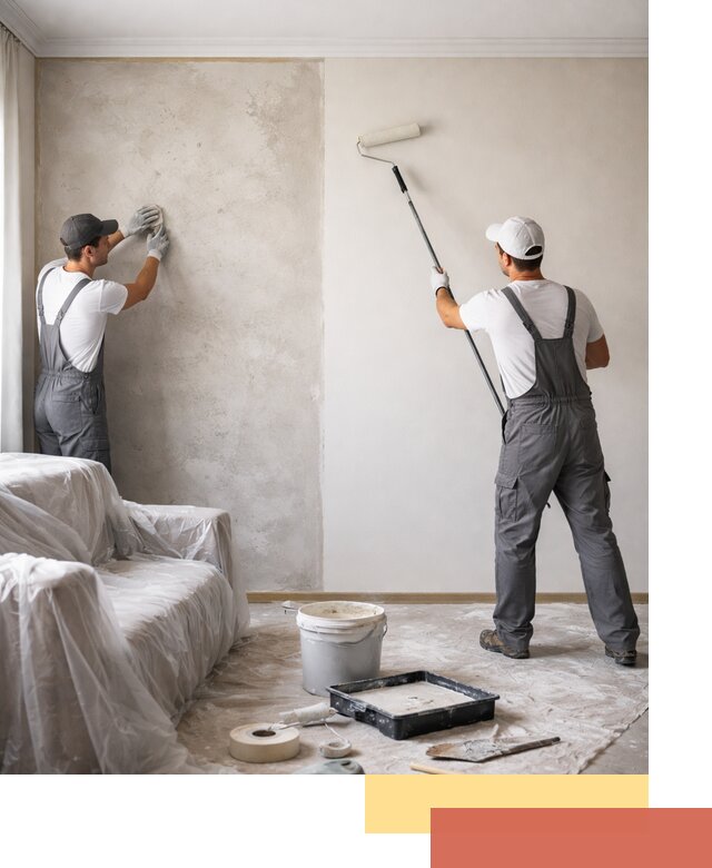 Покраска стен антивандальной краской в Абакане