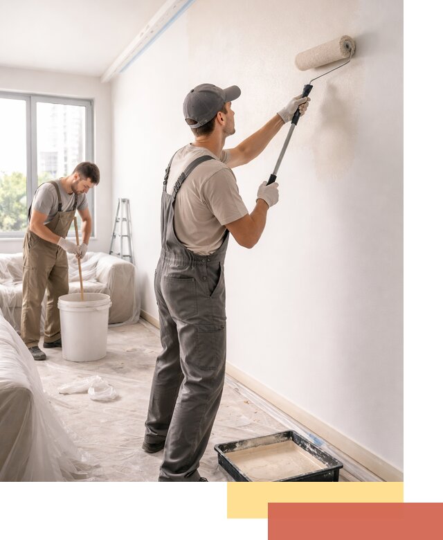 Покраска стен в офисе в Абакане — быстрый и качественный ремонт