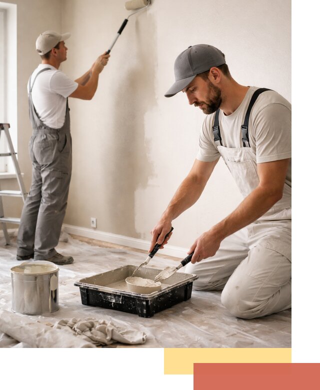 Покраска стен в квартире в Абакане — профессионально и аккуратно