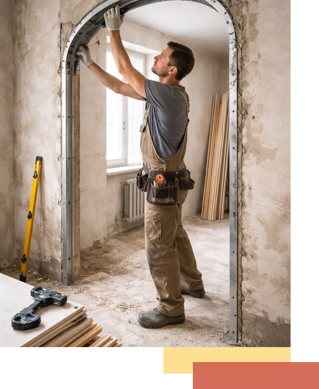 Устройство арочного проема в Абакане под ключ