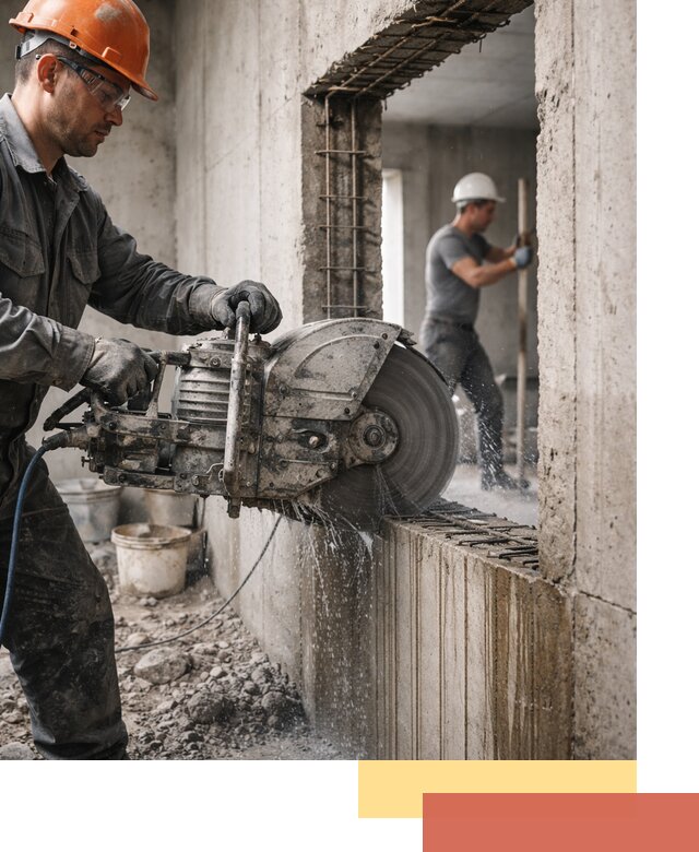 Алмазная резка проемов в Абакане быстро и точно