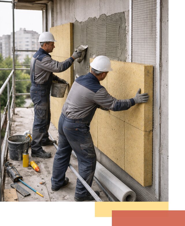 Утепление стен зданий и домов в Абакане качественно и надежно