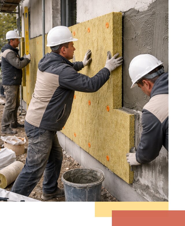 Утепление стен минватой в Абакане — тепло и звукоизоляция