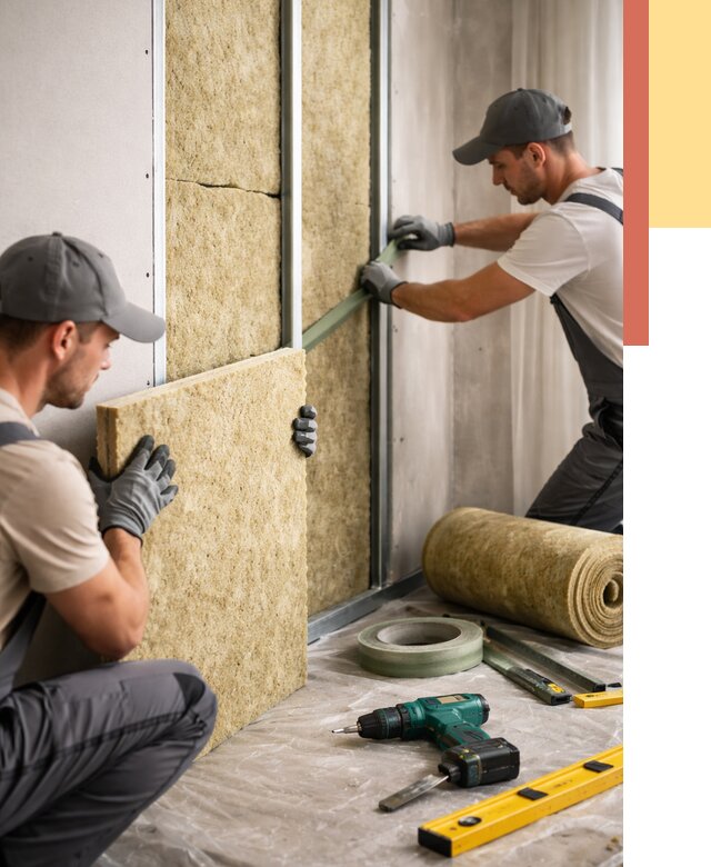 Шумоизоляция стен в Абакане под ключ от 1890 руб. | ОТДЕЛОЧНИК-Бкн