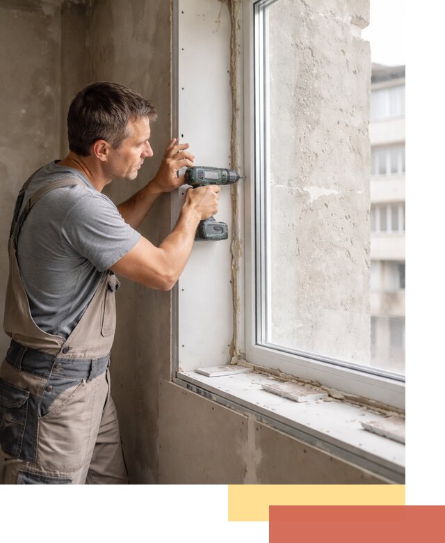 Монтаж гипсокартонных откосов в Абакане под ключ