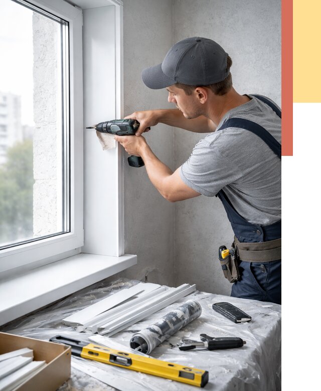 Установка пластиковых откосов в Абакане от 2298 руб. | ОТДЕЛОЧНИК-Бкн монтаж, быстро и недорого