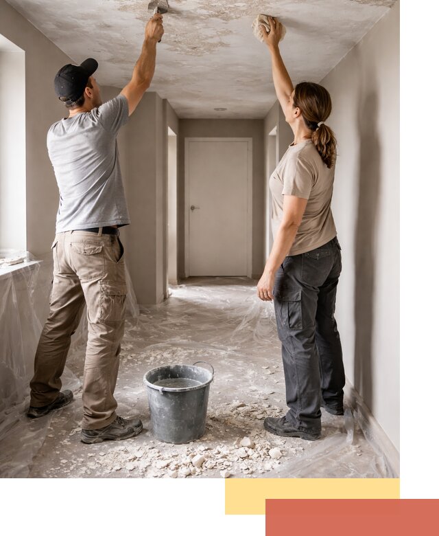 Удаление побелки с потолка в Абакане — быстро и аккуратно