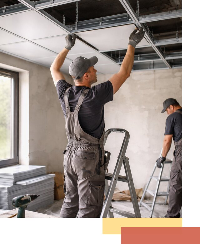 Монтаж кассетного потолка в Абакане качественно и быстро