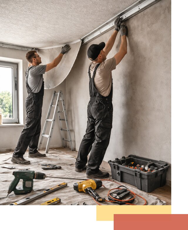 Монтаж фактурного натяжного потолка в Абакане качественно и быстро