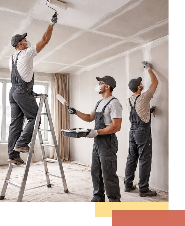 Покраска потолка из гипсокартона в Абакане качественно и недорого