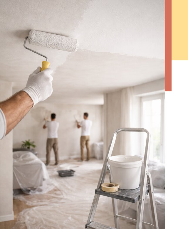 Покраска потолка акриловой краской в Абакане от 2554 руб. | ОТДЕЛОЧНИК-Бкн