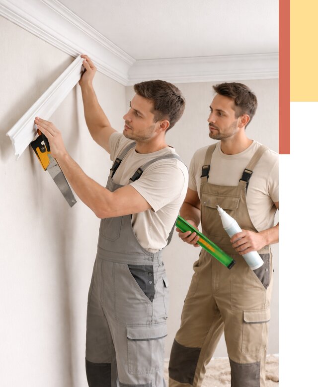 Монтаж потолочного плинтуса в Абакане от 2349 руб. — быстро и недорого | ОТДЕЛОЧНИК-Бкн