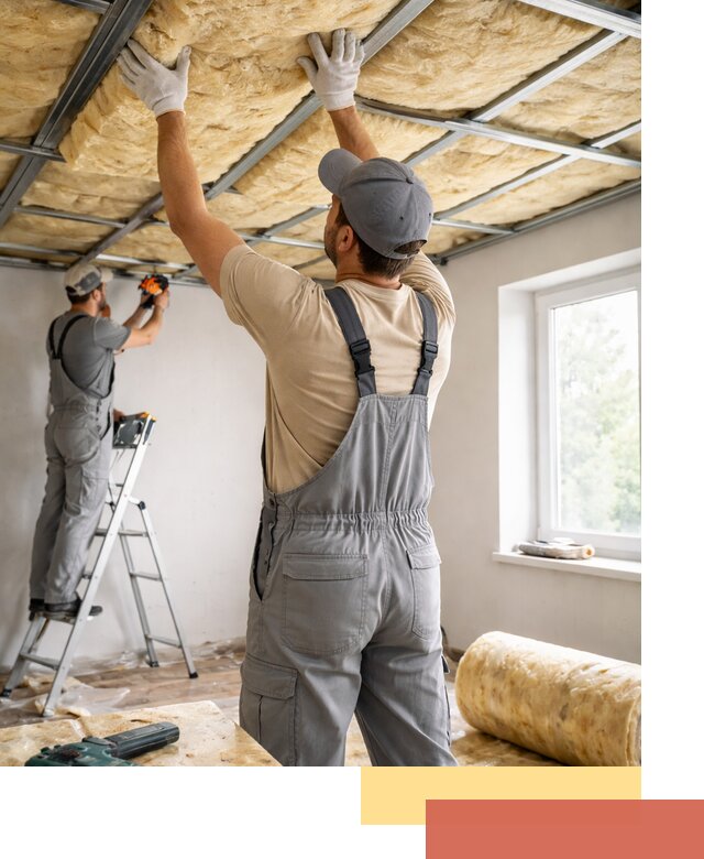 Утепление потолка под ключ в Абакане качественно и быстро