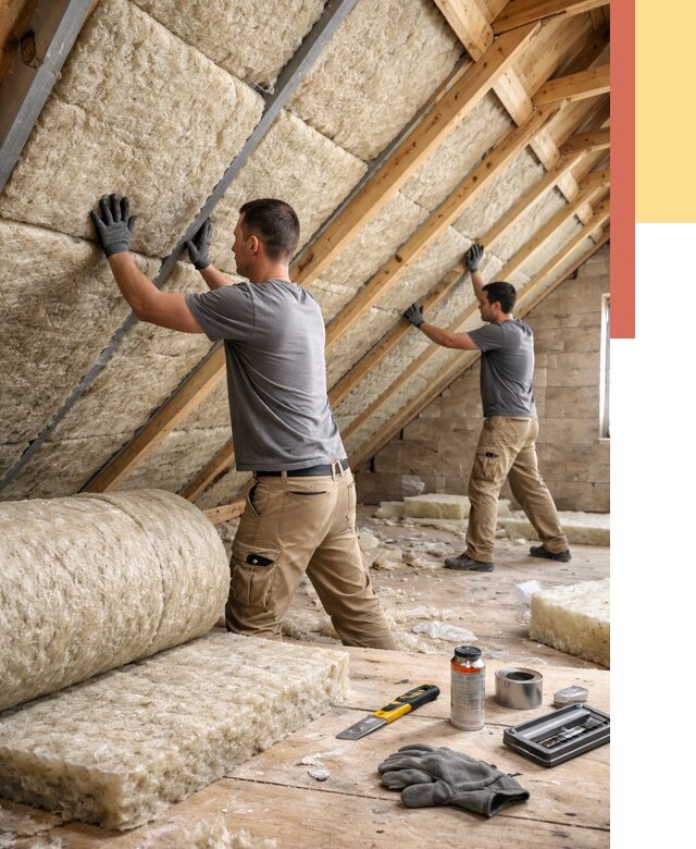 Утепление потолка минватой в Абакане от 1481 руб. — быстро и недорого | ОТДЕЛОЧНИК-Бкн