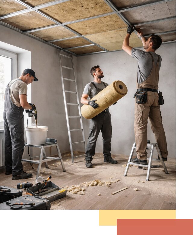 Шумоизоляция потолка в Абакане: профессиональный монтаж и отделка